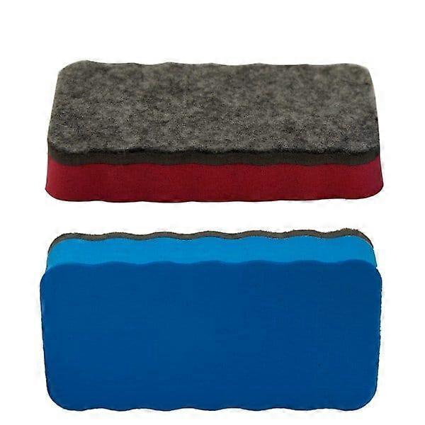 2 pcs whiteboard eraser, magnetic dry eraser, assorted, dry eraser for whiteboard, magnetic whiteboard eraser, dry eraser (2 pcs)
