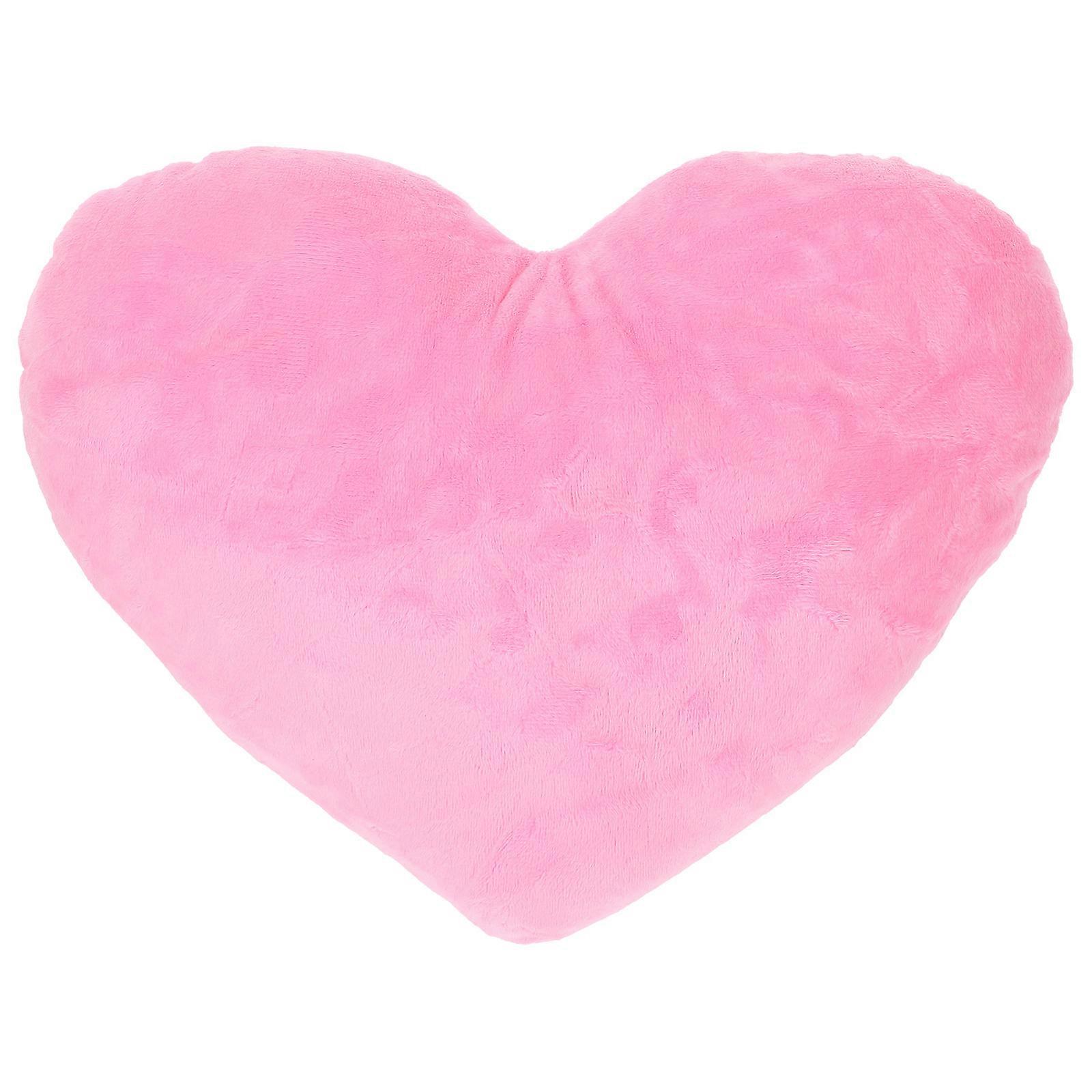 Cute Heart Shaped Plush Pillow Cushion for Sofa, Couch, Car Chair – Romantic Home Decor Accent for Boyfriend Girlfriend – Valentine’s Day