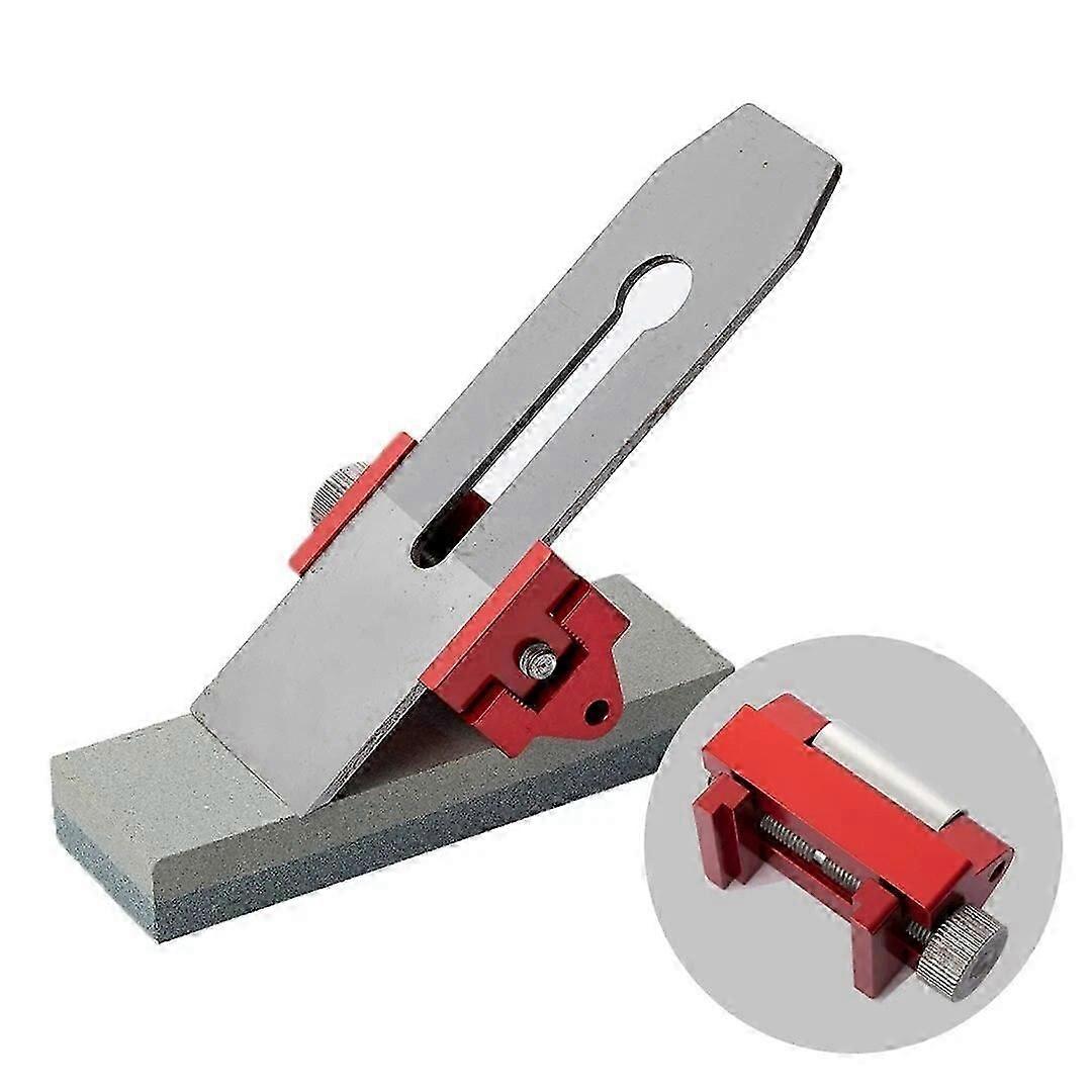 Aluminum Angle Adjustable Sharpener Perforator Sharpening Jig Width Inclined Edges Wood Chisel Fixing Bracket Woodworking Tools