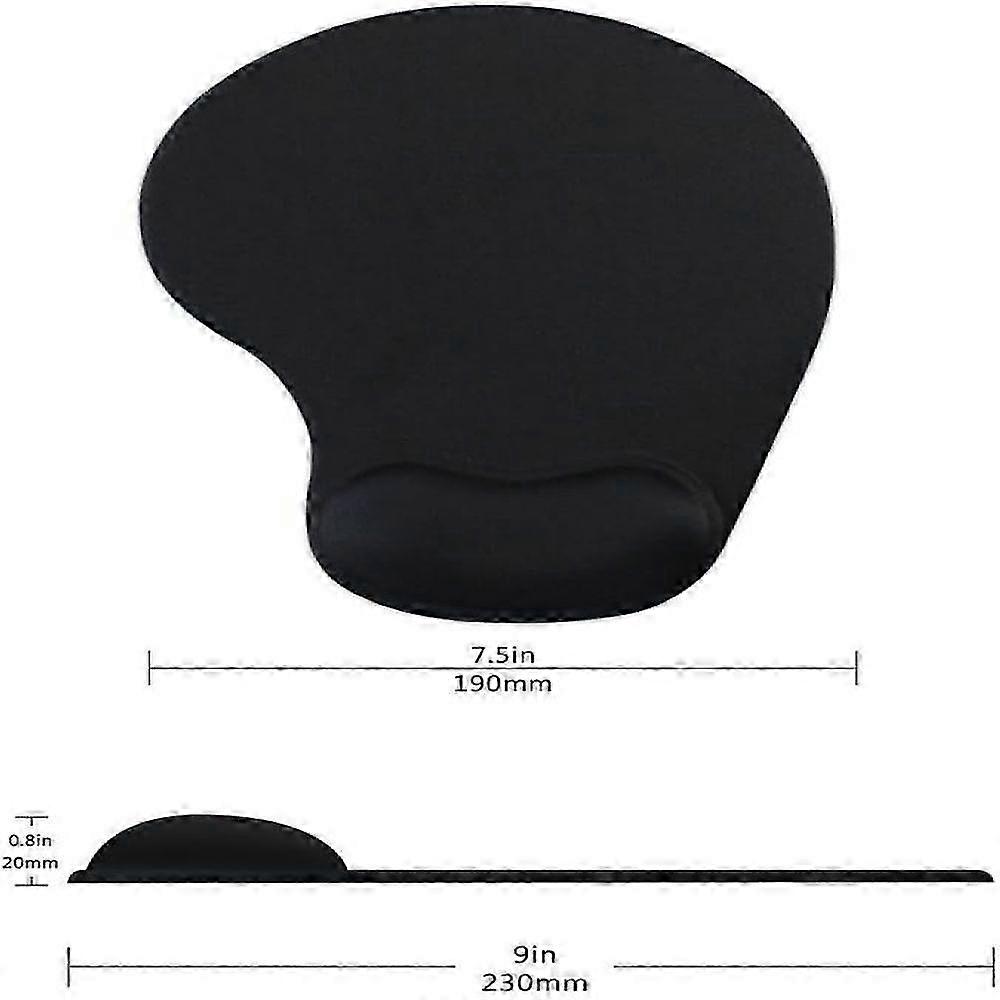 Mouse Pad, Non Slip Base, Ergonomic Design