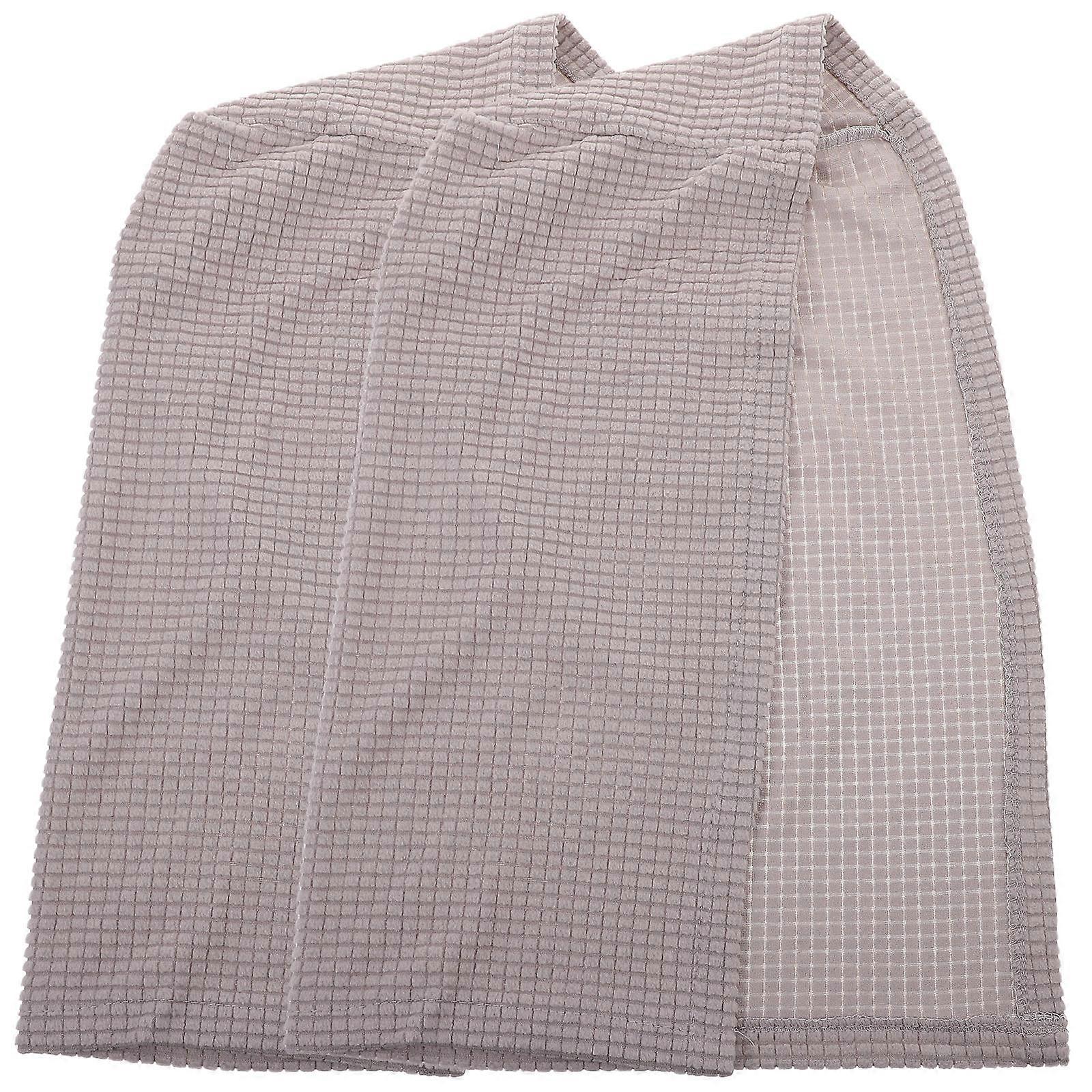 Elastic Sofa Armrest Covers Scratch Resistant Non Slip Couch Arm Protectors Stylish Solid Color Easy Clean Comfortable Long Term Use