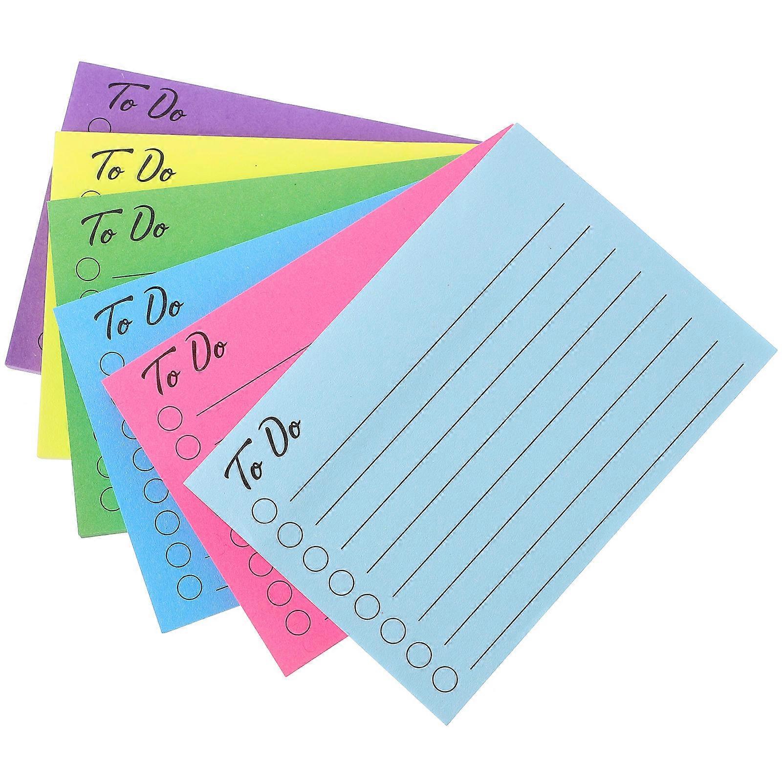 Adhesive Memo Pads, Tearable Note Stickers for Office, Writing, Plans, Reminders, Schedules, Convenient Portable Use