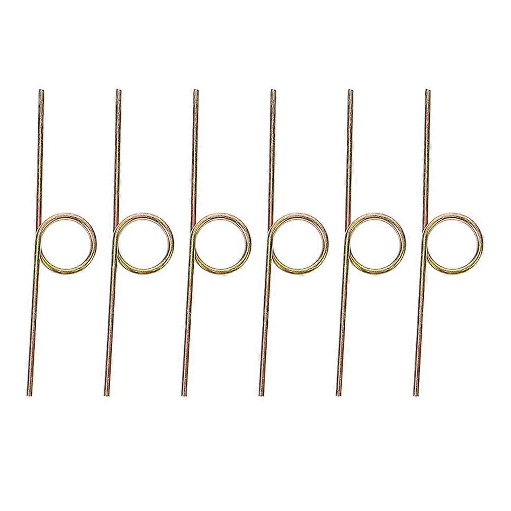 Rubbish Can Lid Spring Replacement Parts Versatile Compatibility Easy Installation 5.00X0.80X0.30CM 6Pcs