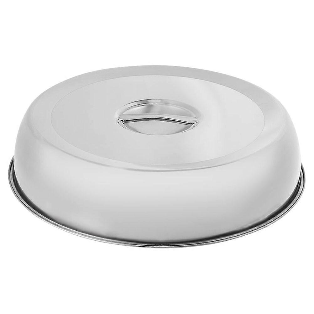 Metal Cover Bbq Dome Lid Home Cooks Silver 28.00X28.00X5.00Cm Protecting Food 1Pack