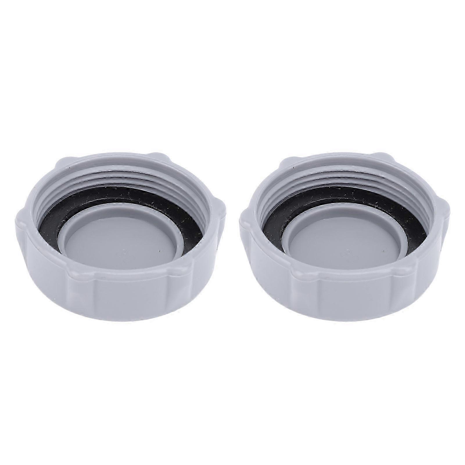2PCS Drain Valve Cap PVC Lightweight Above Ground Swimming Pool Tools Accessories for P6H1158 P01006 Edition 0620