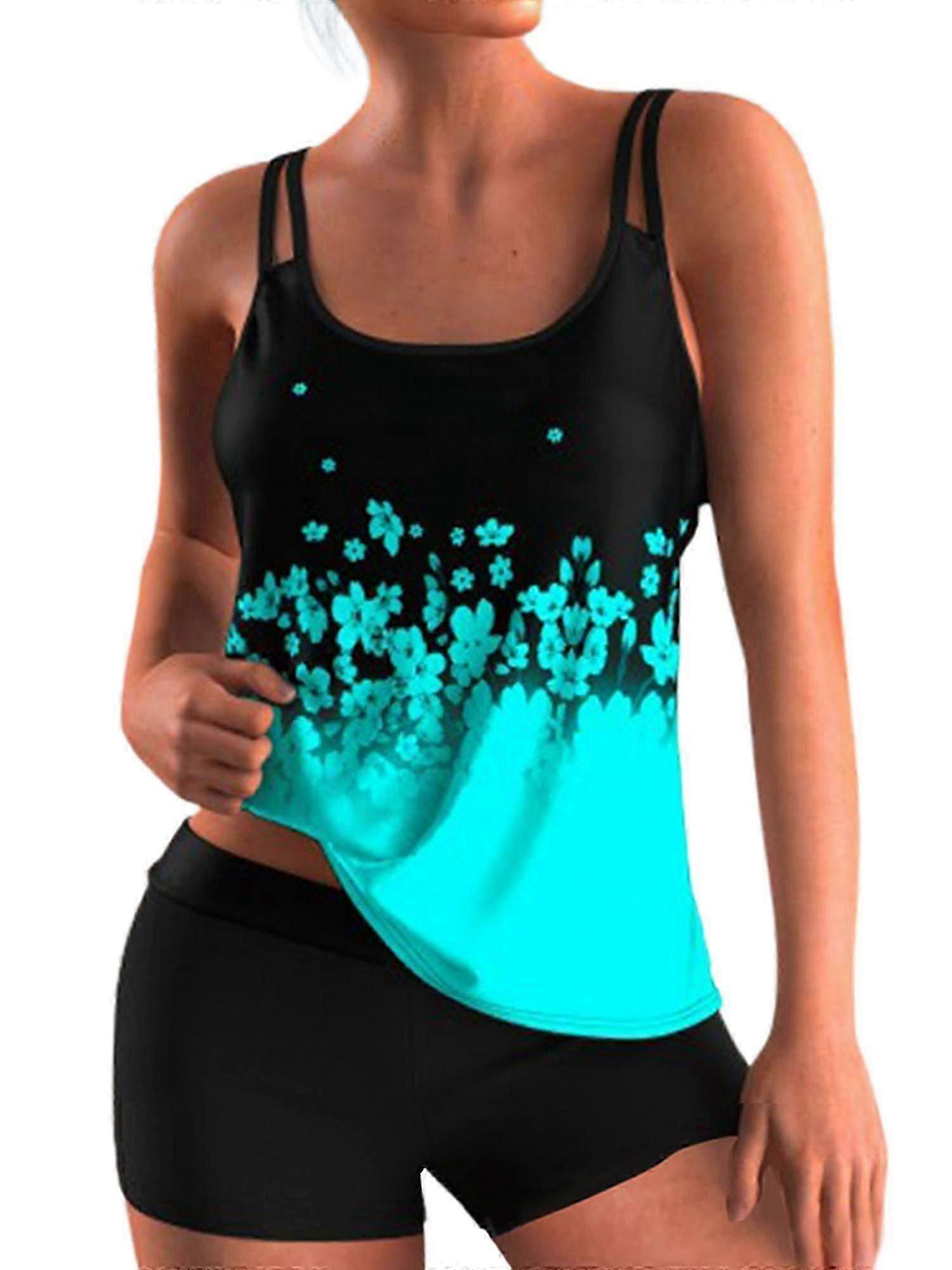 Tankini da donna contenitivo a due pezzi