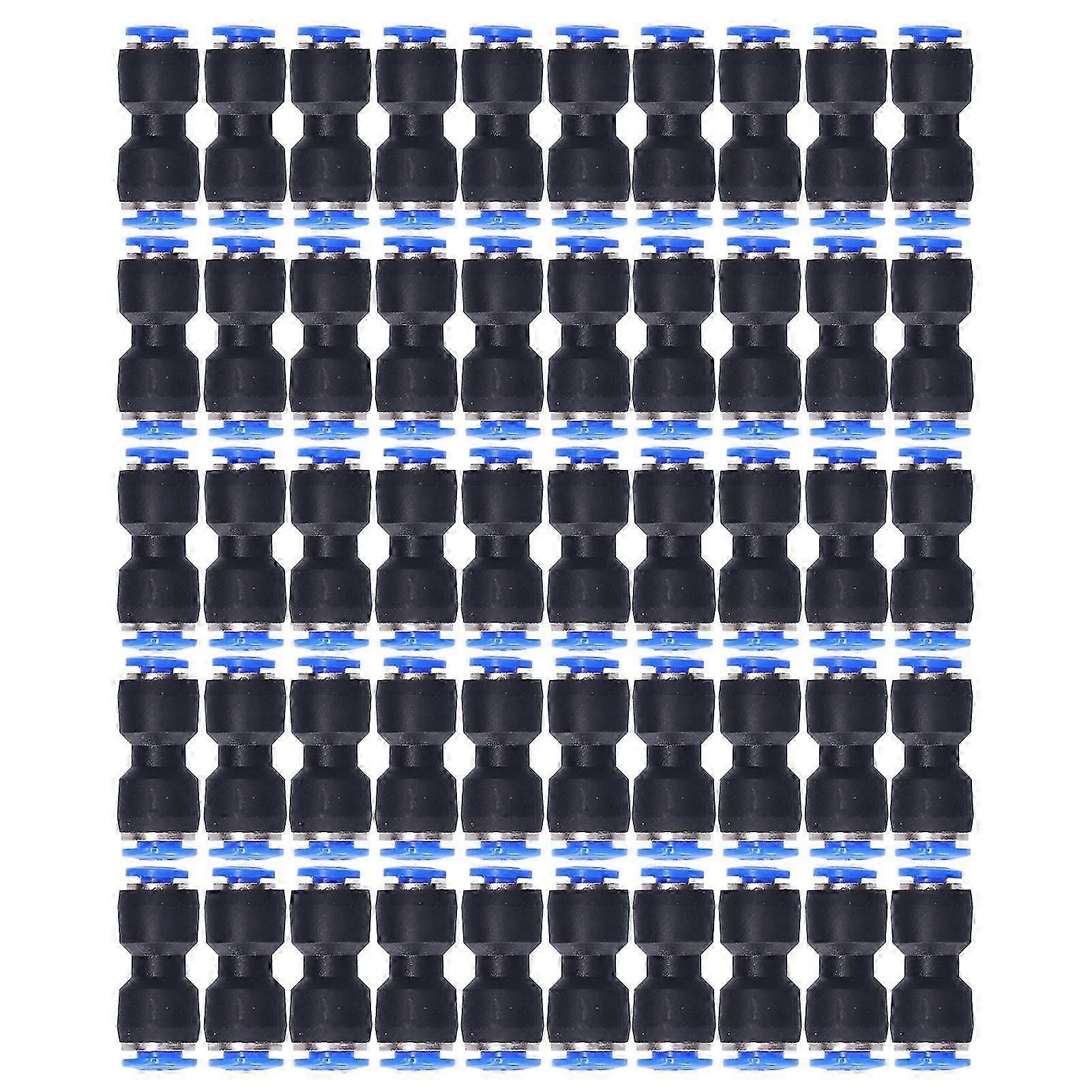 50 قطعة هوائي تخفيض موصل دفع مستقيم في تركيبات المخفض لأنبوب الهواء PG6 ?4