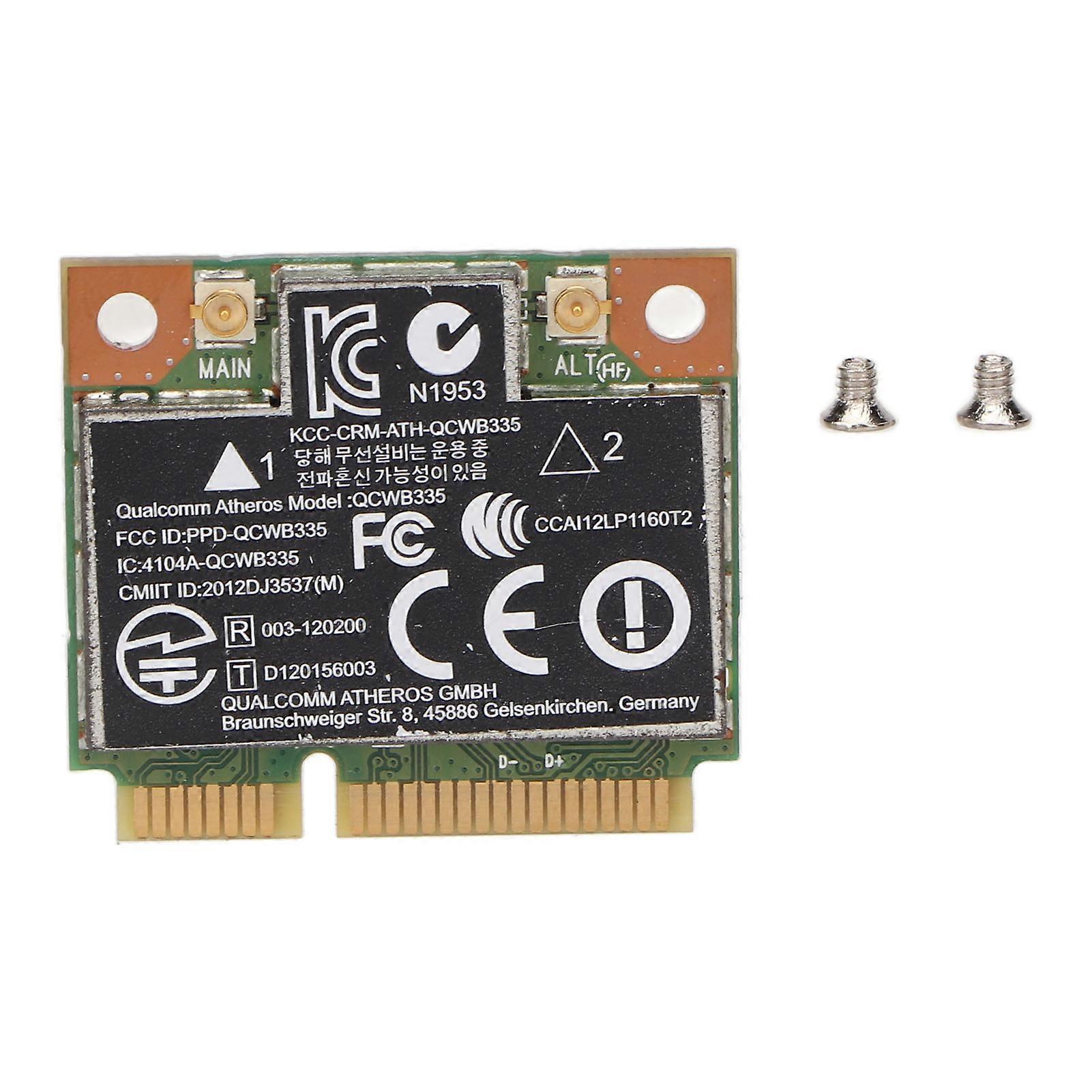 High Speed 802.11b/g/n Wi-Fi Bluetooth 4.0 Mini PCIe Network Card for HP PC