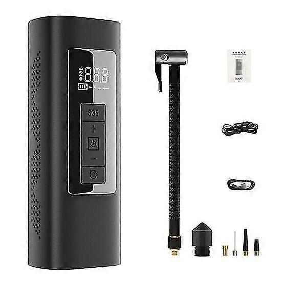 Digital Display Electric Tire Pump Wireless Portable Fast Inflating Auto Off USB Charging Outdoor Tire Inflator Smart Bike Air Compressor