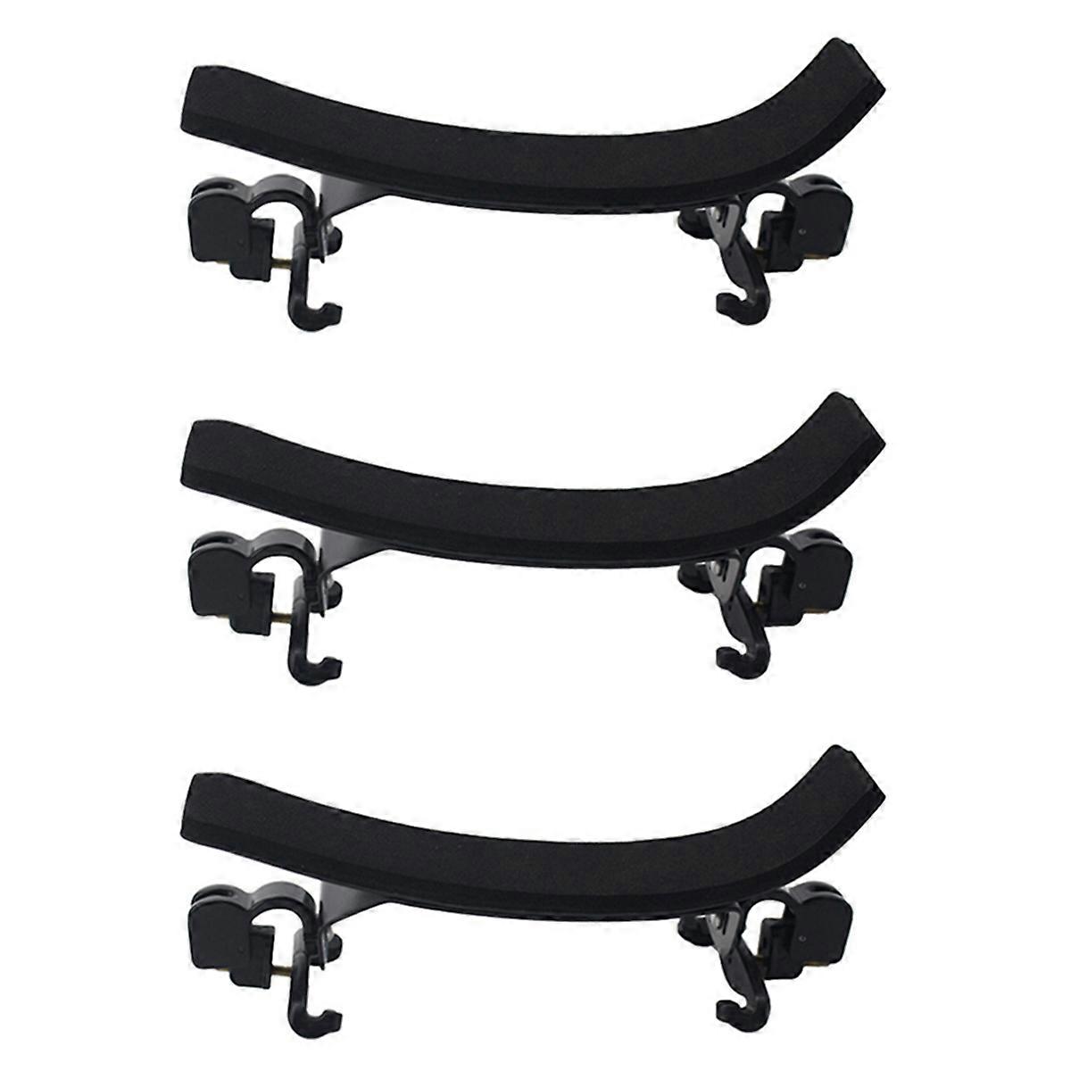 3X Violin Shoulder Rest Adjustable Style Violin Support Holder for 3/4 4/4 Violin Musical Instrument