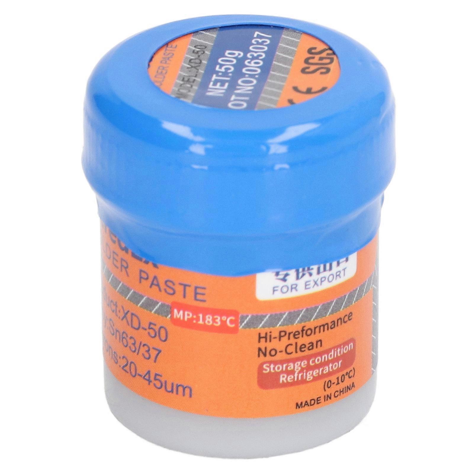 Pâte à souder sans nettoyage, 50 g, flux de soudure pour réparation électronique CMS XD‑50