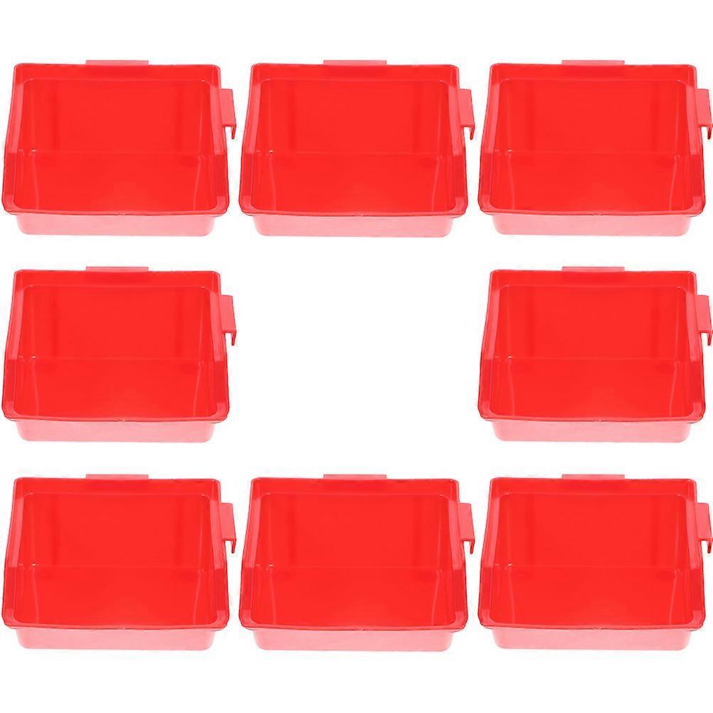 Inventory Storage Organizer Warehouse Storage Bins Simple Materials ABS Categorization 8Pack