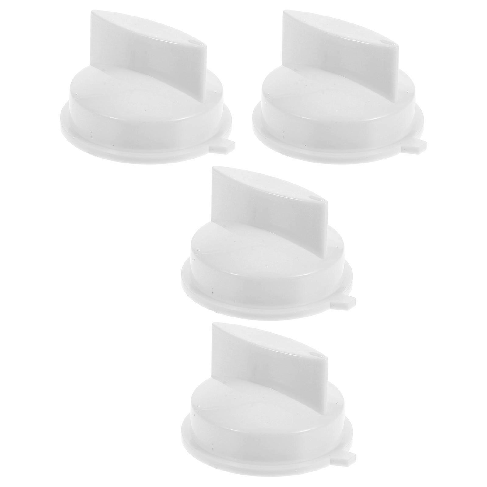 Dial Timer Switch Stove Control Knobs Universal for Microwaves Home Office 4Pcs 4.50X4.50X3.50CM Plastic