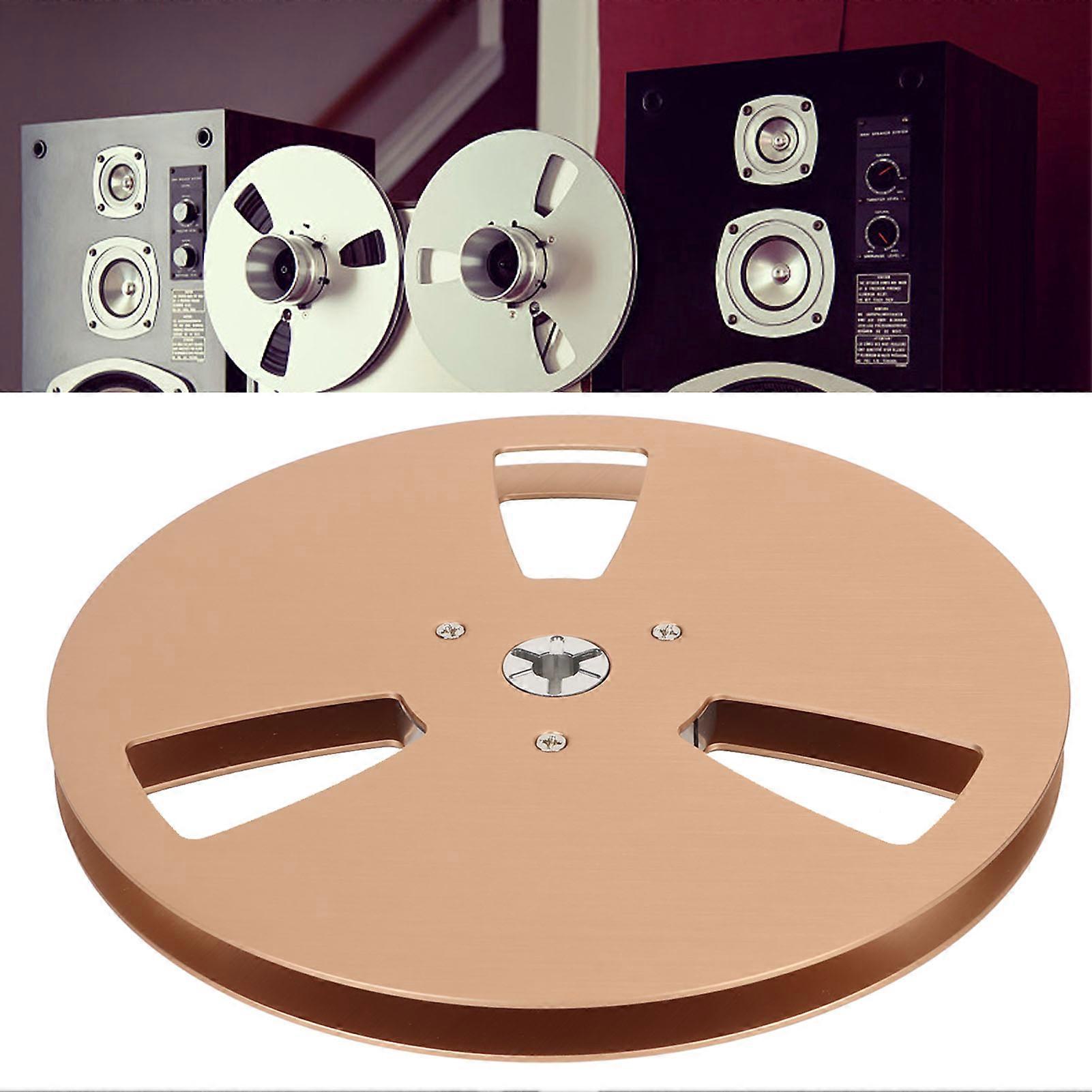 1/4 7 Inch Empty Tape Reel Aluminum Alloy 3 Hole Opening Machine Part Opener Empty Plate for TEAC Gold