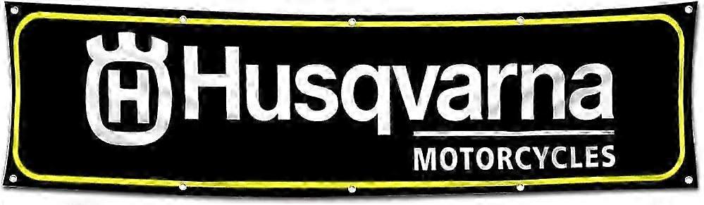 דגל באנר 2x8ft לכלי מוסך או סדנה בכחול