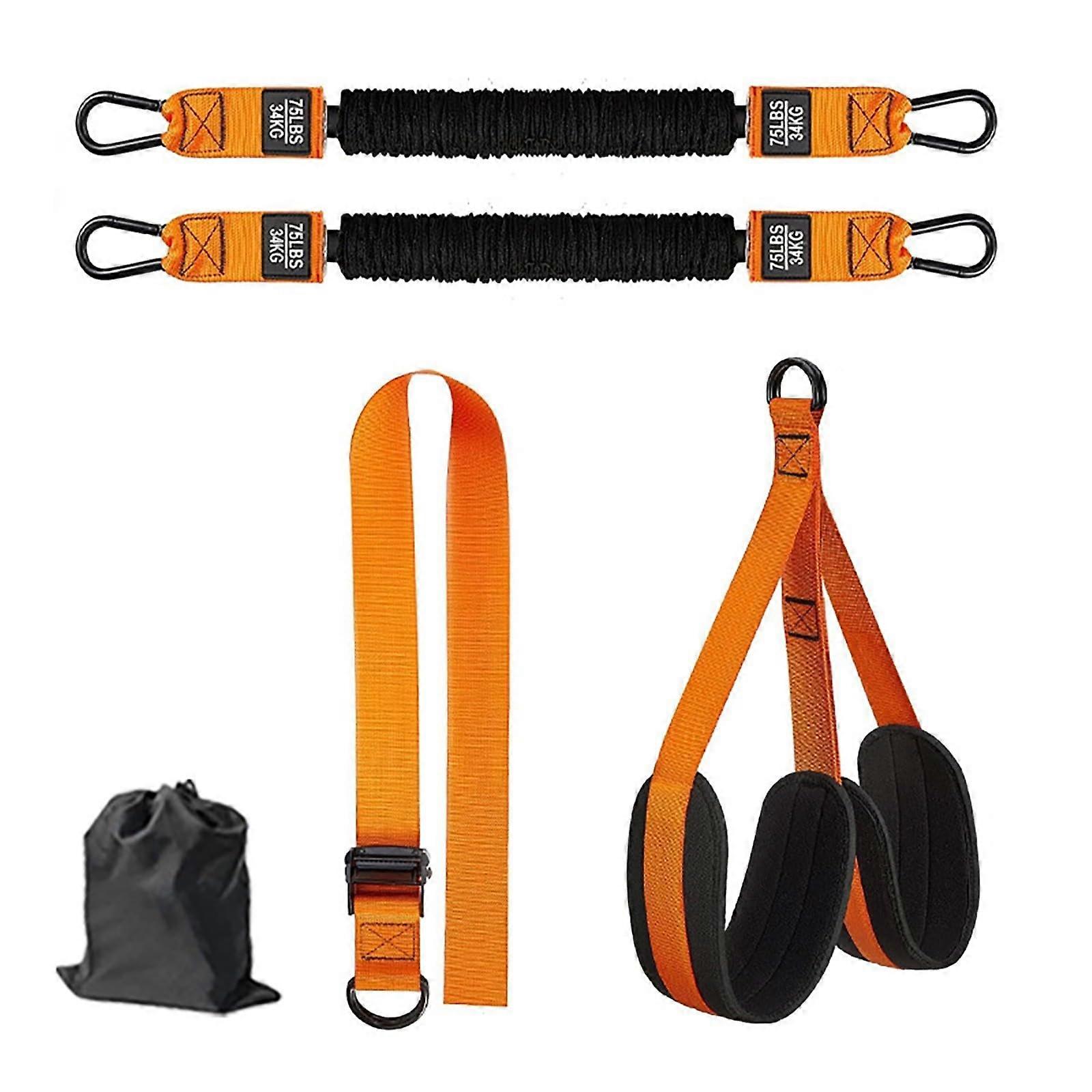 Neu Support With Indoor Fitness Exercise Horizontal Bar Support With Puller Fitness Tension Rope Fjn58 Black 25x26x7cm