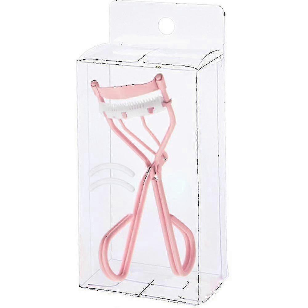 Pain-free Eyelash Curler with Built-in Comb, Compatible with Most Eye Shapes and Sizes, Silicone Refill Pads Included
