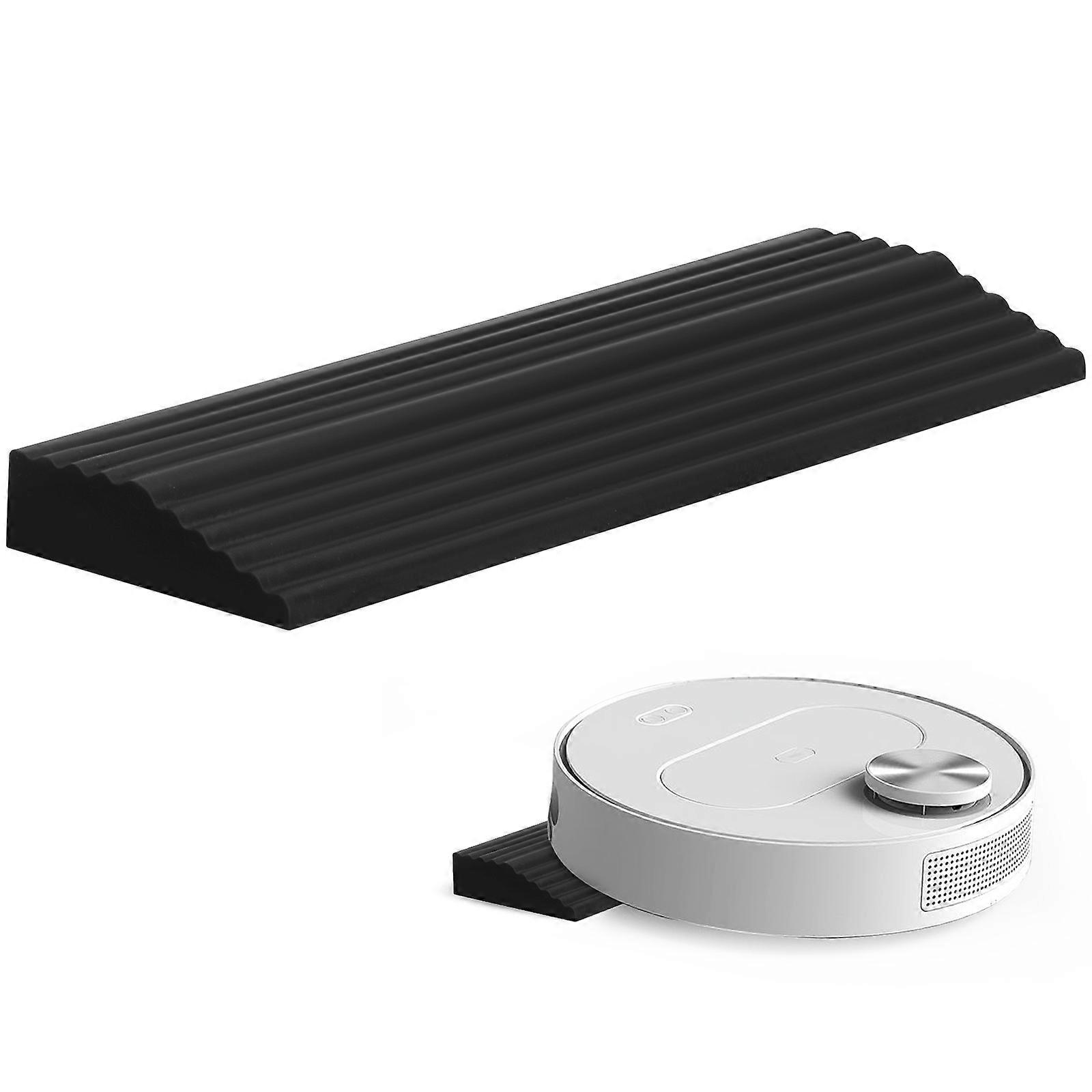 Portable Sweeping Robot Ramp Cushion for Indoor Use – Durable, Non Slip Small Entry Ramp for Easy Step Climbing in Home Entryways