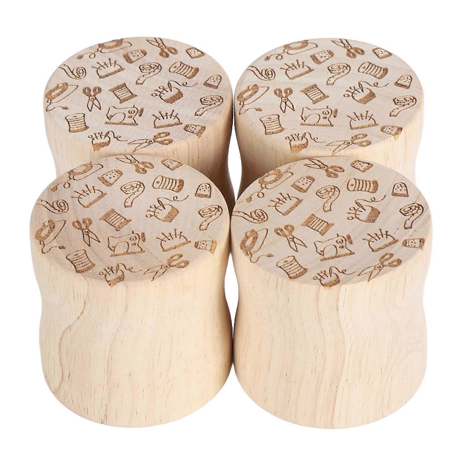 2025 Latest Model  4PCS Pattern Weight Cylinder 2 in 1 Multifunctional Rubber