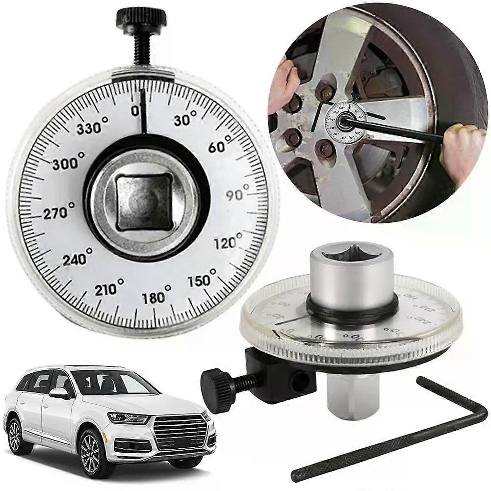 Torque Wrench Garage Tools Calibrated In Degrees Spanner Meter for Precision-Angular Tightening Adjustable Angle Measuring Tool