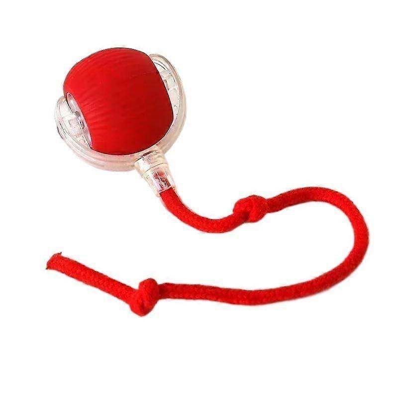 Interactive Cat Ball, Automatic Rolling Ball Toy with Artificial Tail, Rechargeable