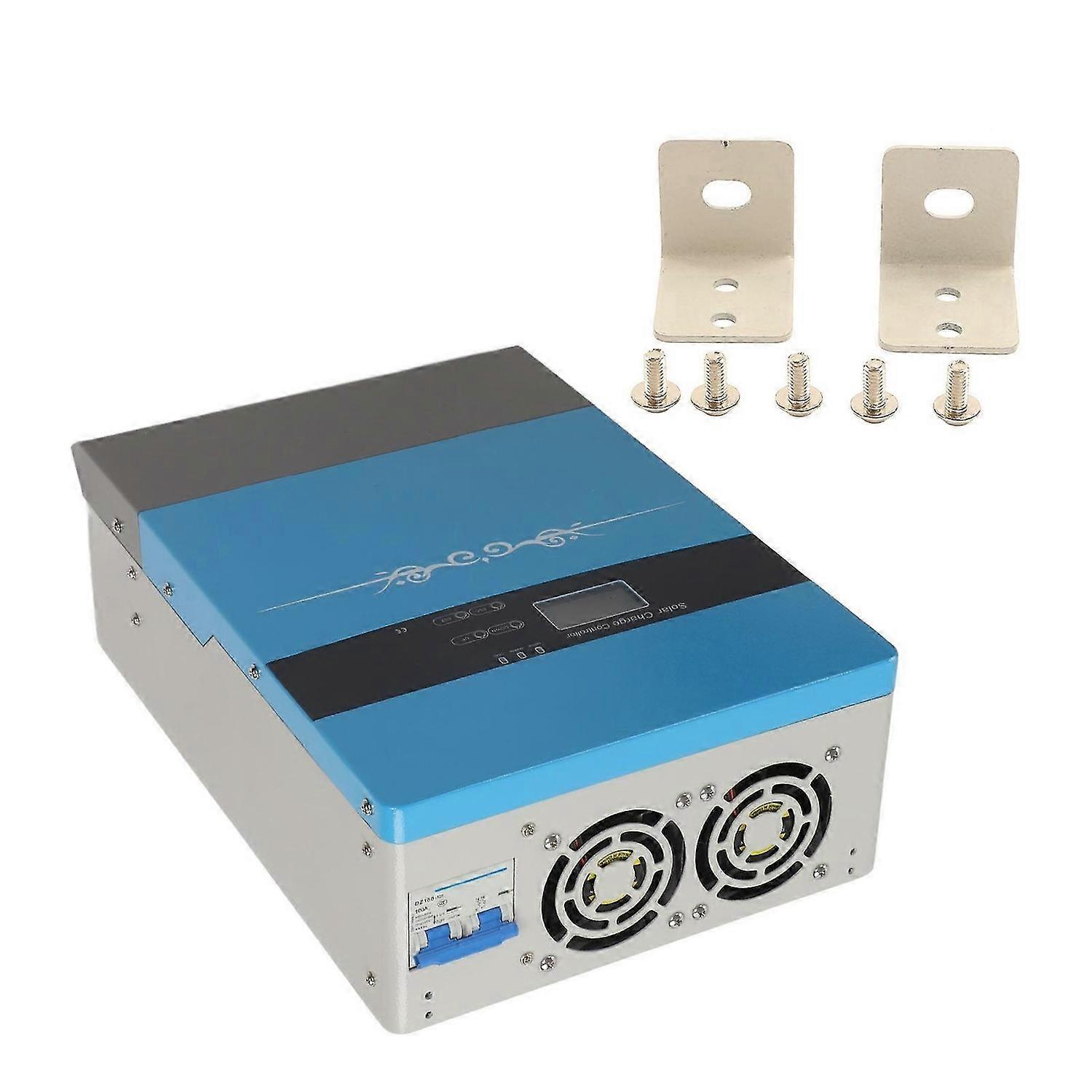 100A PWM Solar Charge Controller LCD Display Photovoltaic Lithium Battery Charge Regulator 48V