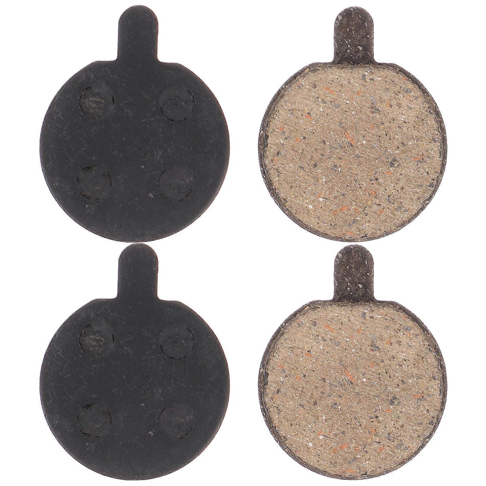 4 Pairs Durable Mountain Cycling Brake Pads Universal Disc Brake Blocks for Road & Off Road Biking, Easy Installation, Ergonomic Design for Long