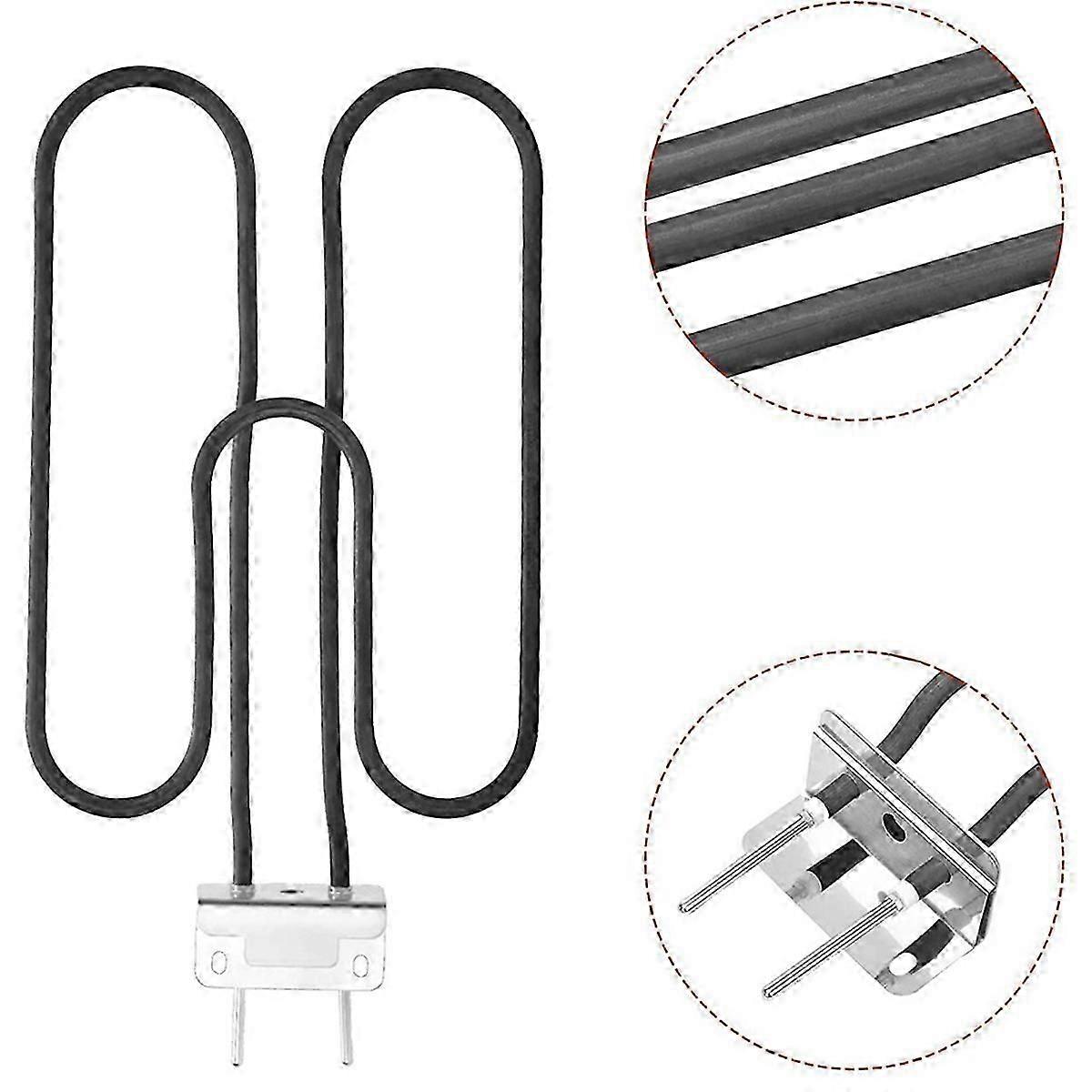 For 66631 Heating Elements Barbecue Grill Heating Pipe,EU Plug