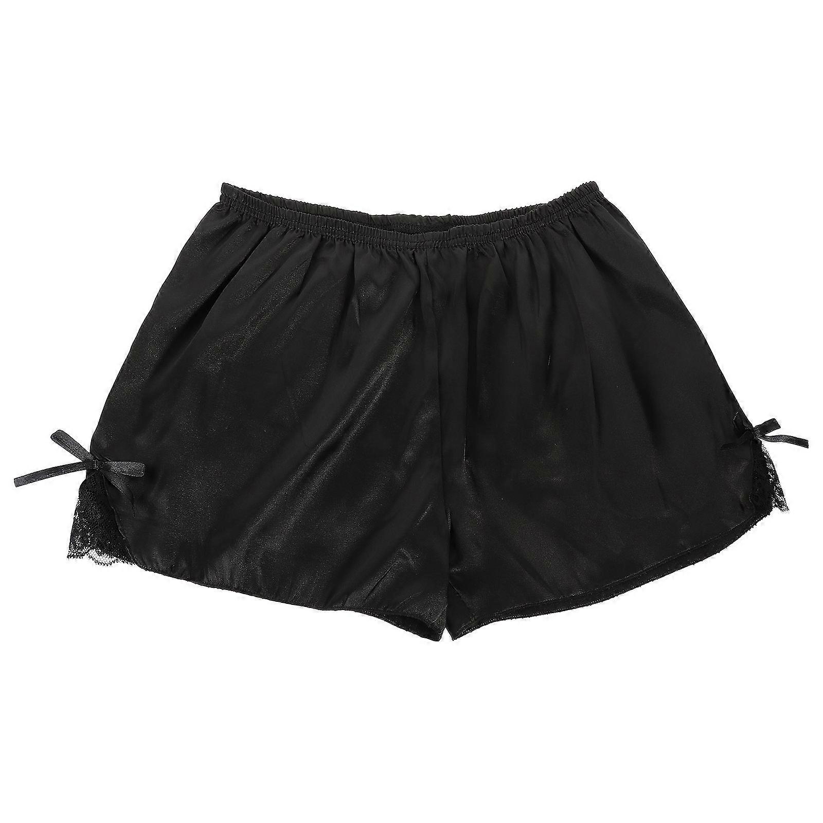 Undergarment Shorts for Women Polyester Prevent Exposure Simple Design 1Set