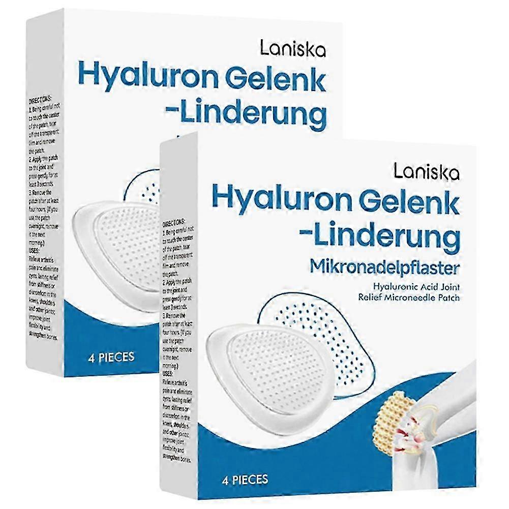 Hyaluron Joint Relief Microneedles Patch Convenient Easy to Use Microneedles Patch for Elderly Active Adults