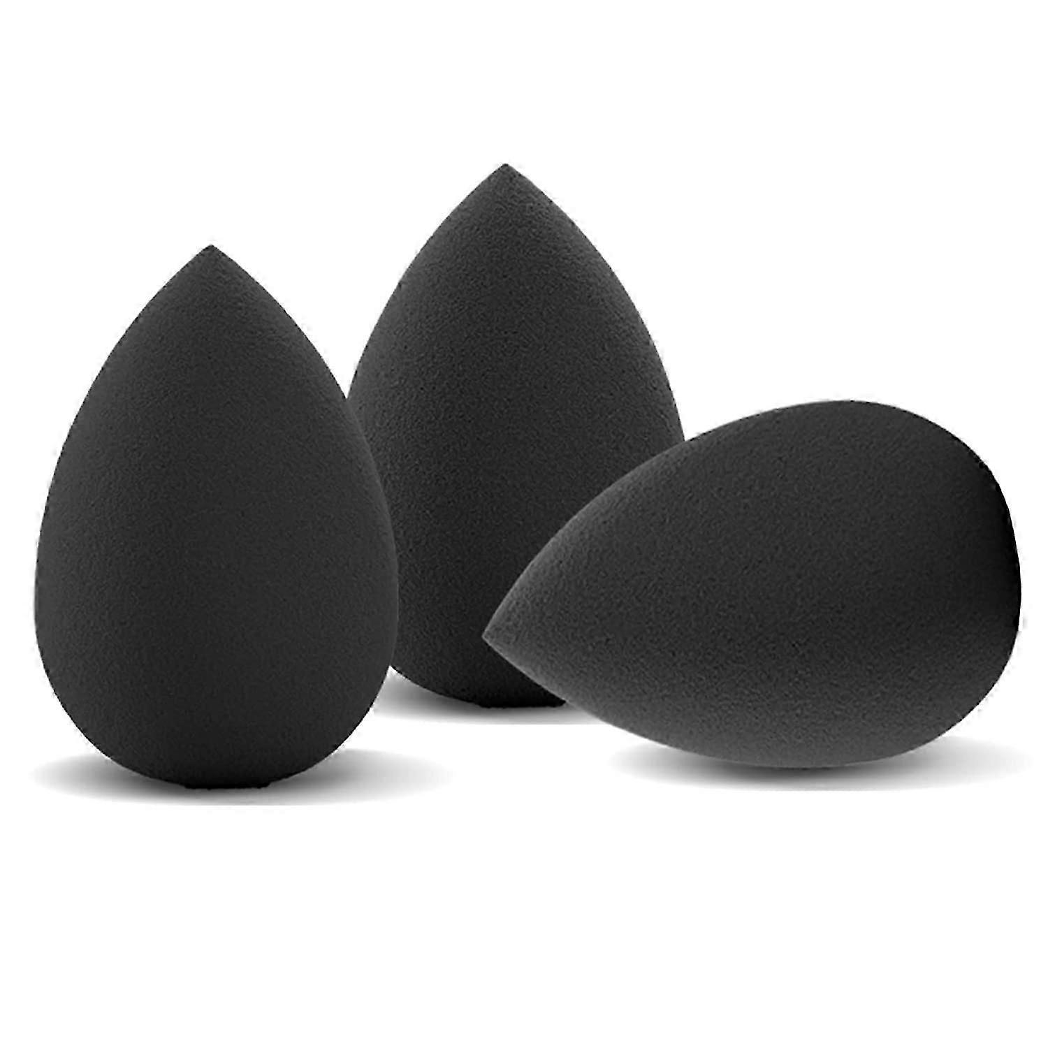 Premium 3-Pack Makeup Sponges - Professional Blending Sponge for Flawless Foundation