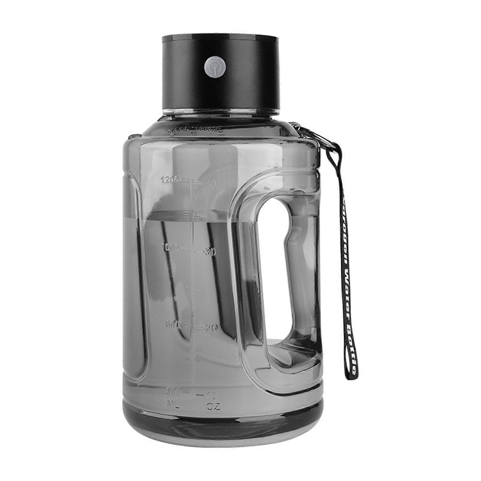 Portable USB Rechargeable Alkaline Water Generator Ionizer Glass Cup for Home Use Grey