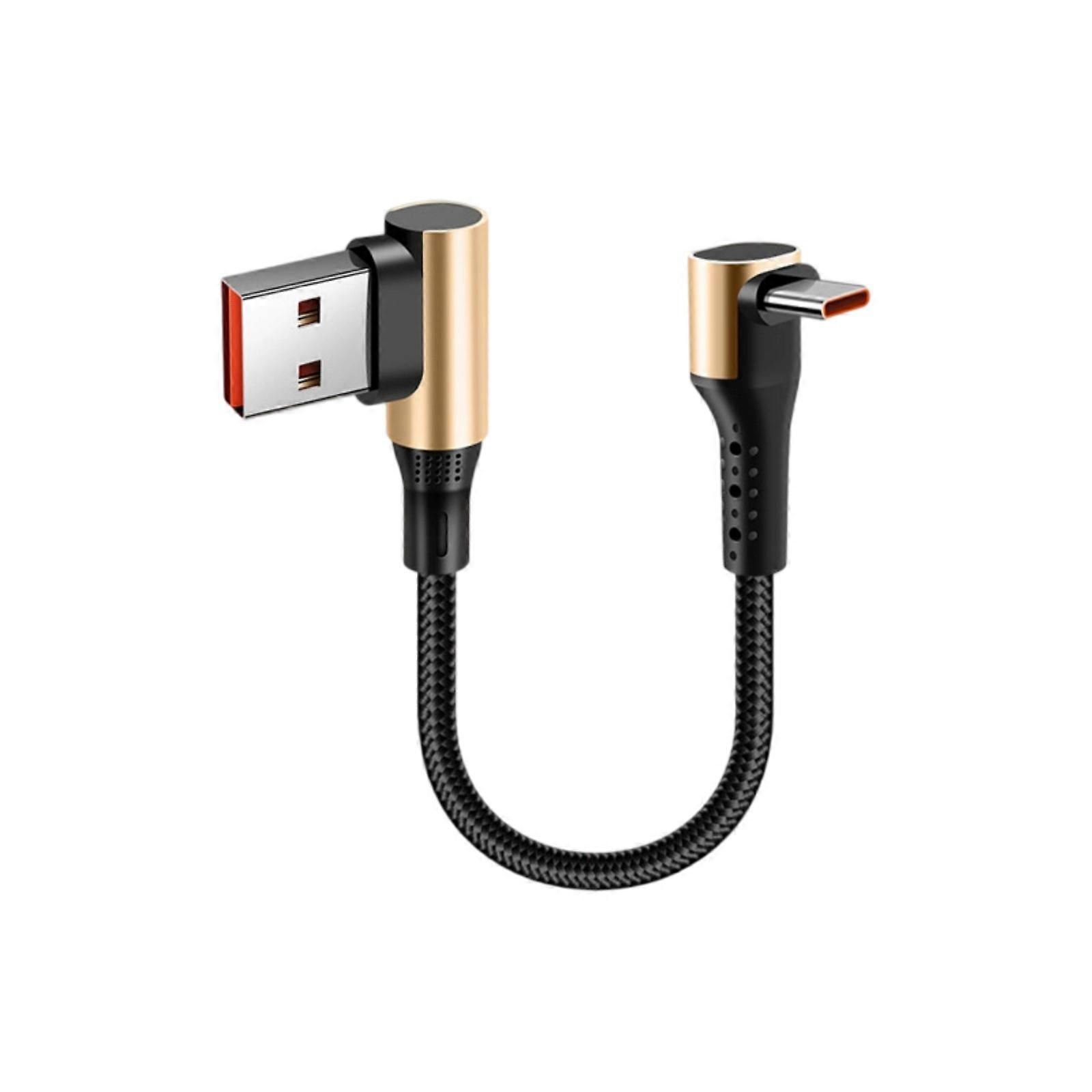 Hızlı Şarj USB Tip C Kablosu Hızlı ve Güvenilir Şarj için Kısa Uzunluk Premium Örgülü Malzeme Çok Renkli