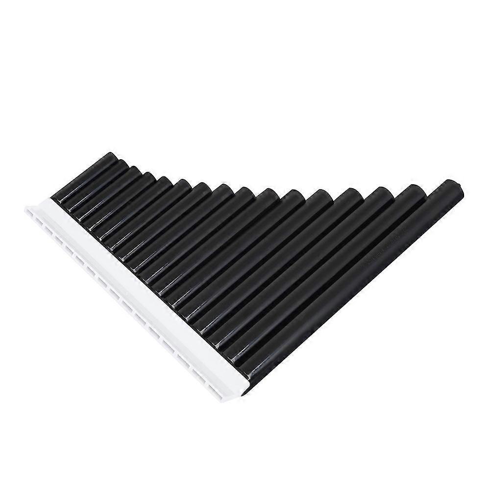 Black ABS Pan Flute Musical Instrument for Music Lover 1 Set Beginners C Key