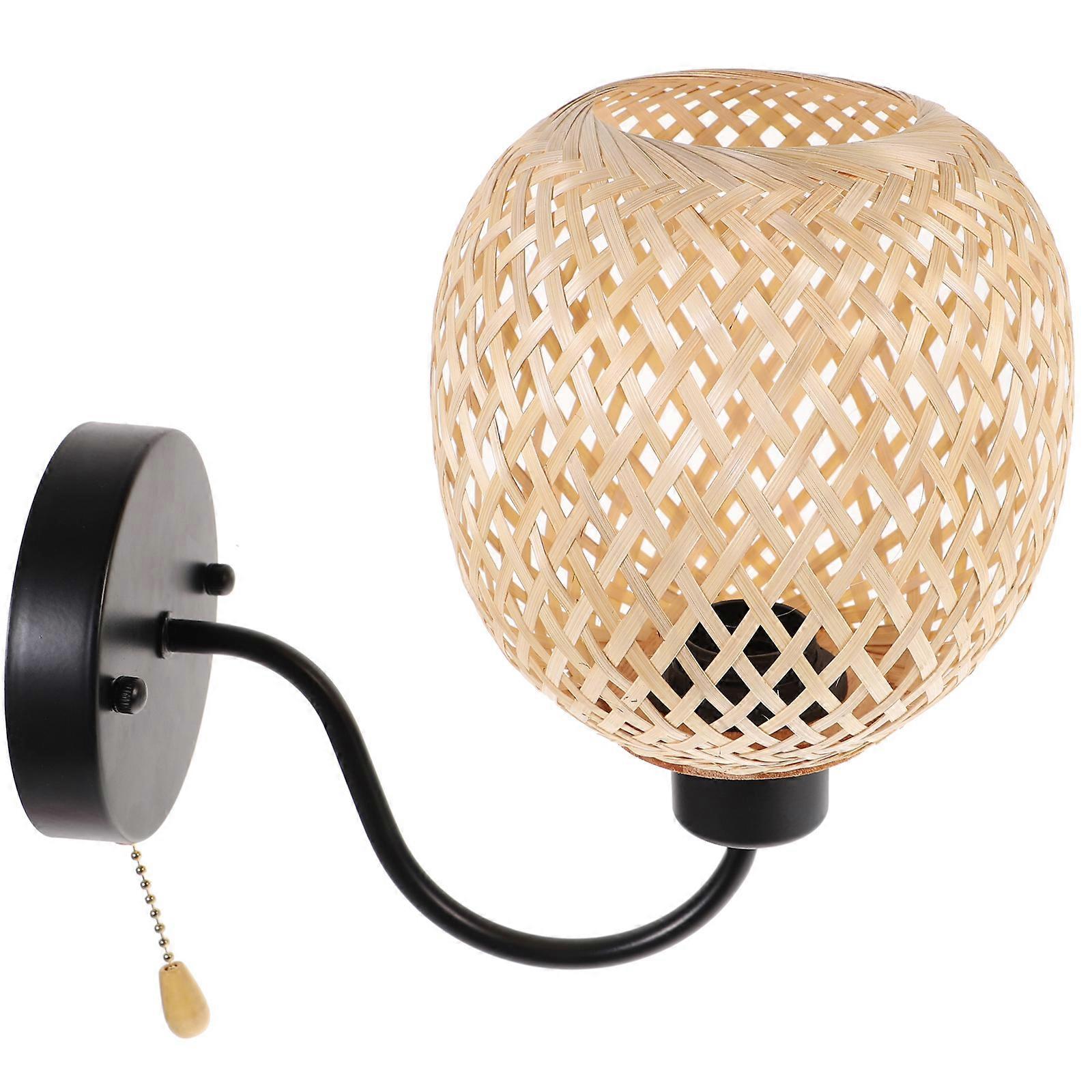 Modern Wall Sconce with Elegant Metal Texture for Home in Light Yellow Color Fits Bedroom Hallway Living Room