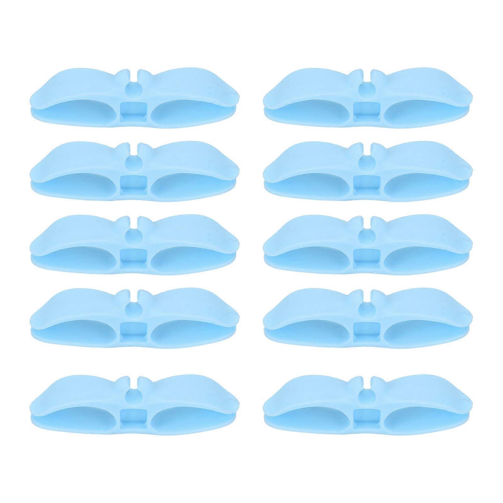 10pcs Cord Wrapper Power Cord Organizer for Appliances Fryer Pressure Cooker Toaster Blue