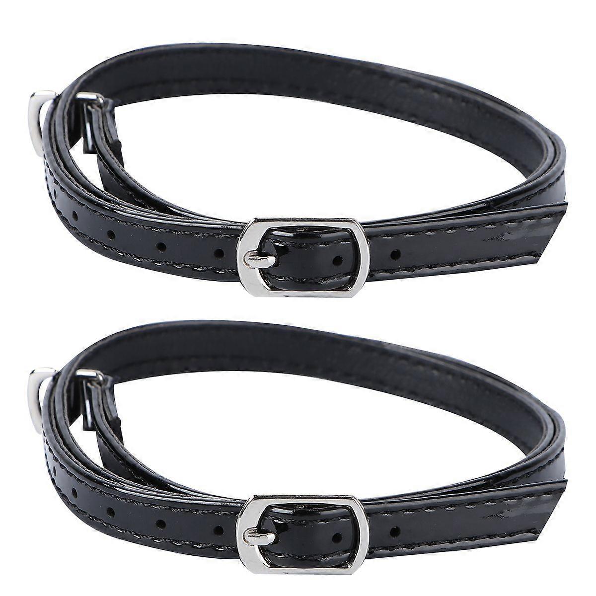 1Pair Anti-Loose Detachable Ankle Straps Cross Design High Heel Shoelace