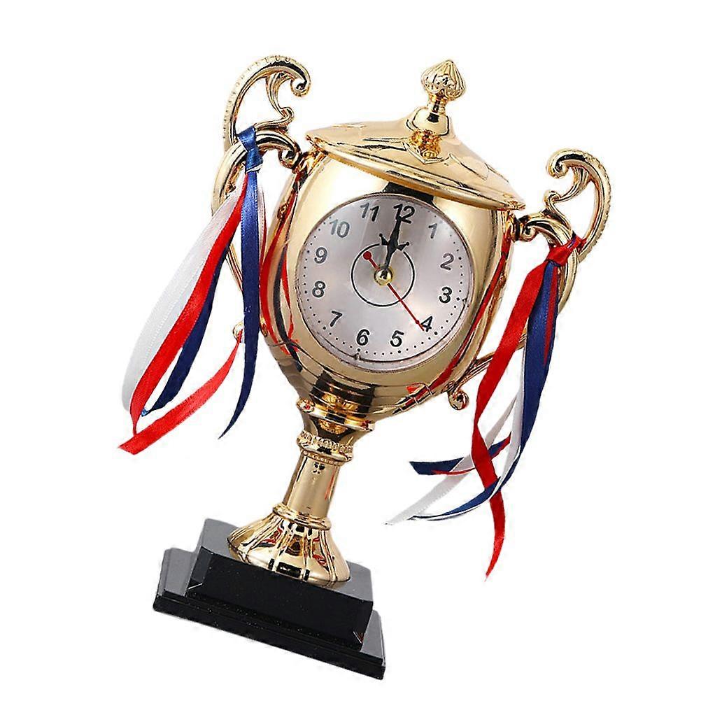 1Pc Children Trophy-style Clock Tabletop Clock Unique Clock Desktop Alarm Clock