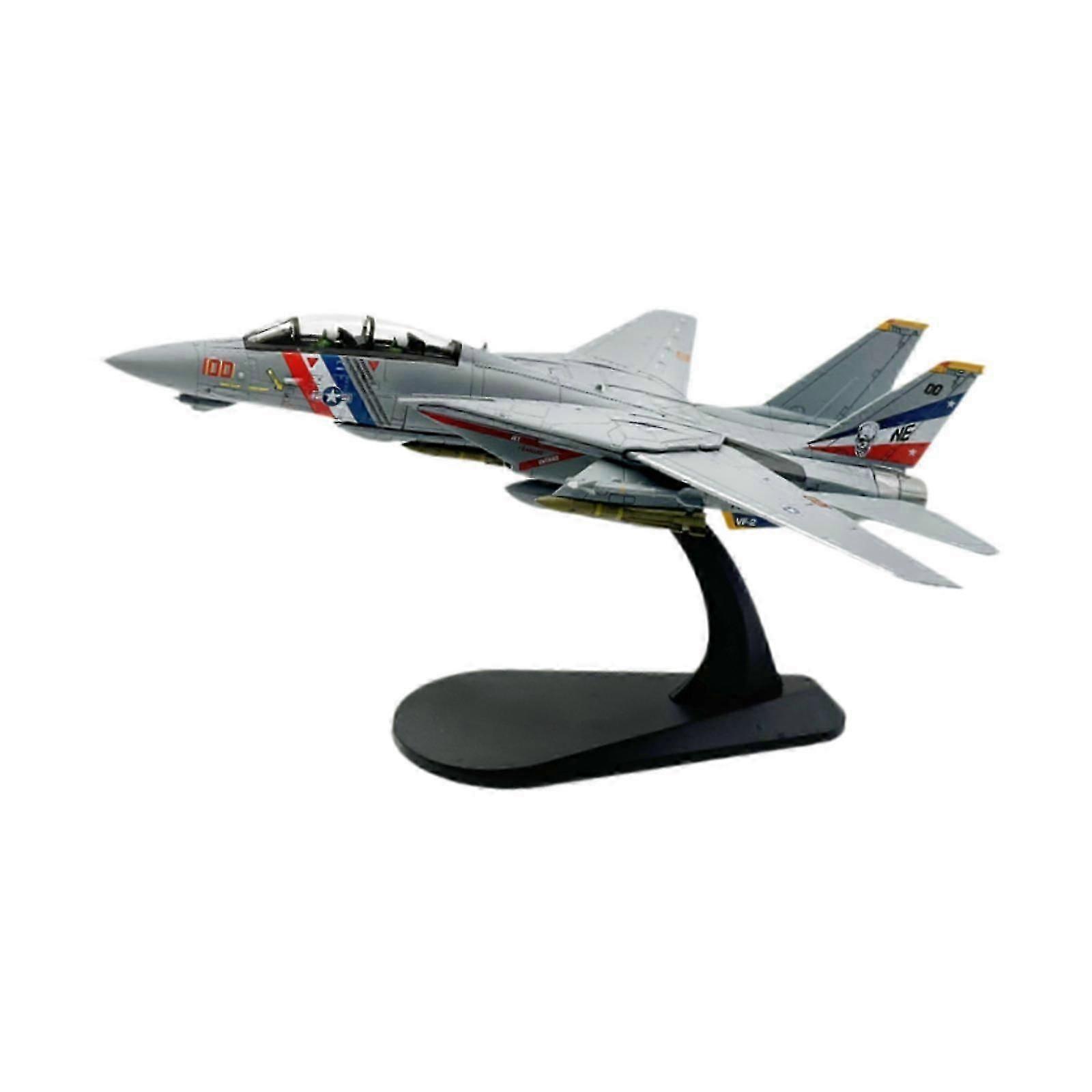 Alloy 1/100 F14D Airplane Diecast Model Stimulated Airplane Collection Model