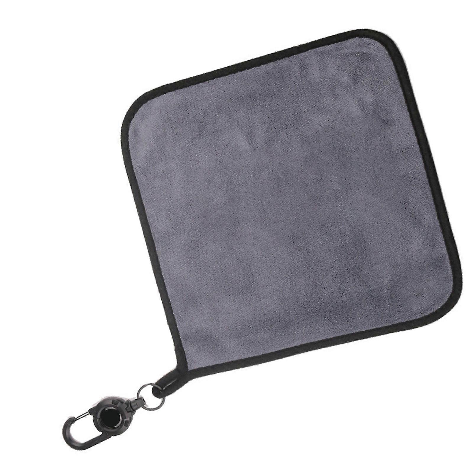 Absorbent Microfibers Fishing Towel with Extendable Hook Thickened Fishing Towel For Hands Tool And Rod Maintenance Multicolor