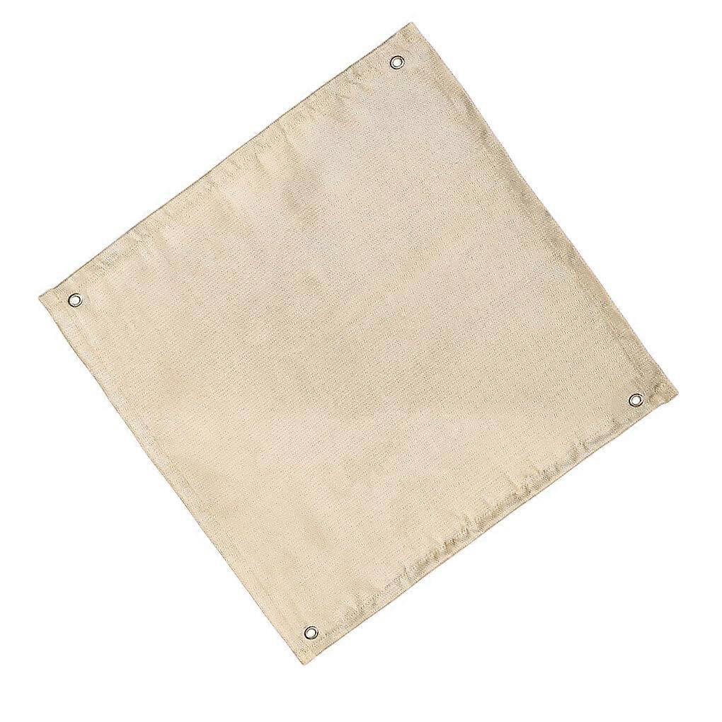 Flameresistant foldable mat, 100x100cm, 17x26cm (Round, Oval, Square)