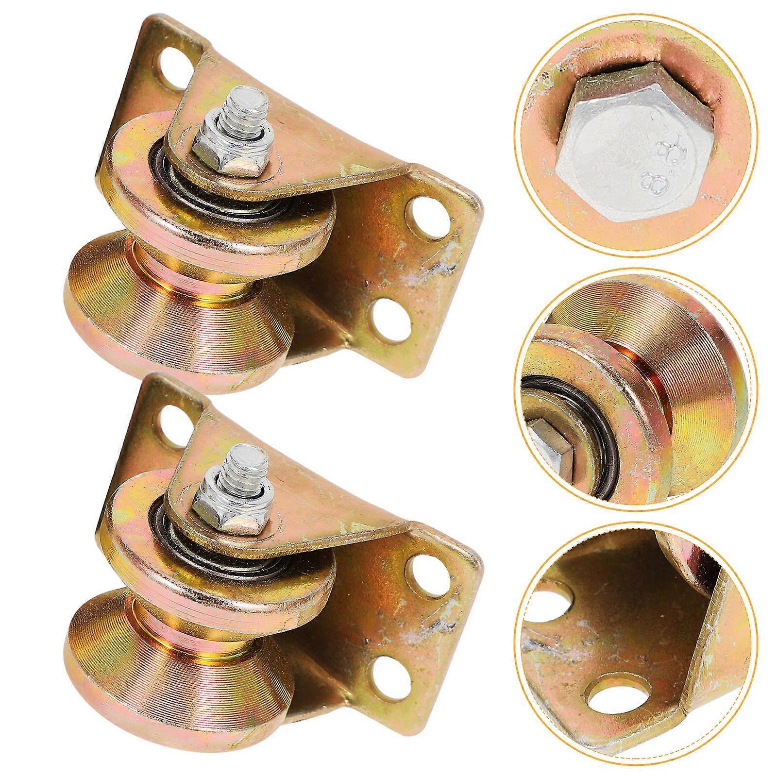 Sliding Closet Door Roller Hardware Steel Sliding Track Roller Prevent Sliding 2Pcs