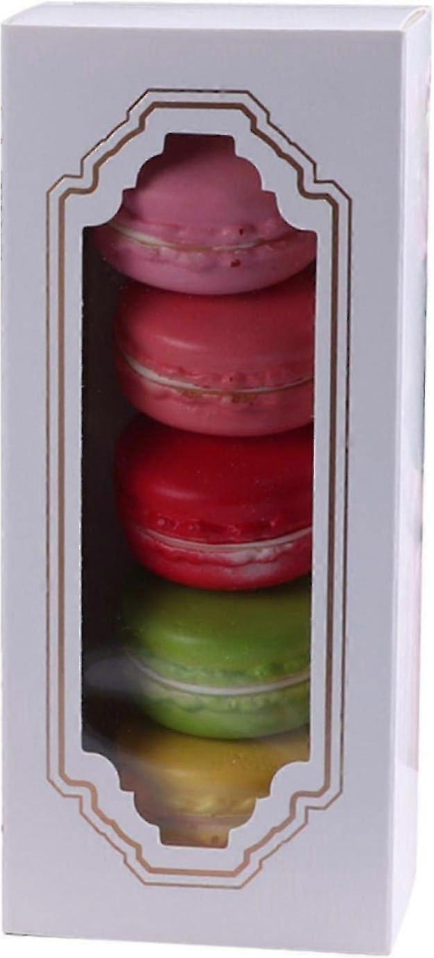2025 Latest Model 10 Pack Macaron Molds, Bakery Packaging Box with Clear Window