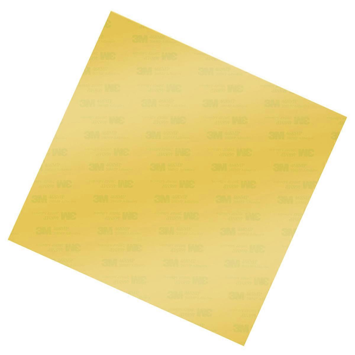 Printer Build Surface Pei Sheet 150X150Mm Yellow 0.3Mm Thick Reusable 1Pack