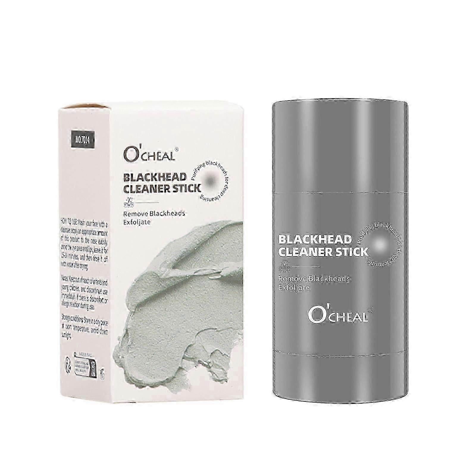 Bamboo Charcoal Cleansing Clay Mask Stick, Deep Pore Cleansing Solid Mask Stick,Blackhead Cleanser Mask, Pore Deep Cleansing Clay Mask for All Skin Ty