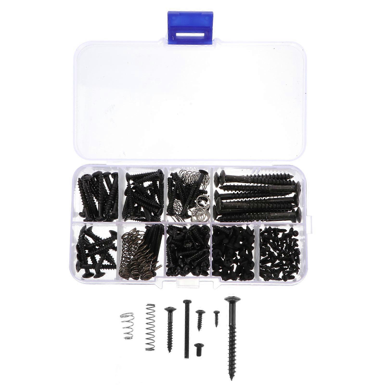240pcs Durable Guitar Mounting Kit with Screws for Electric Guitars – Easy Installation Hardware Accessory in Black