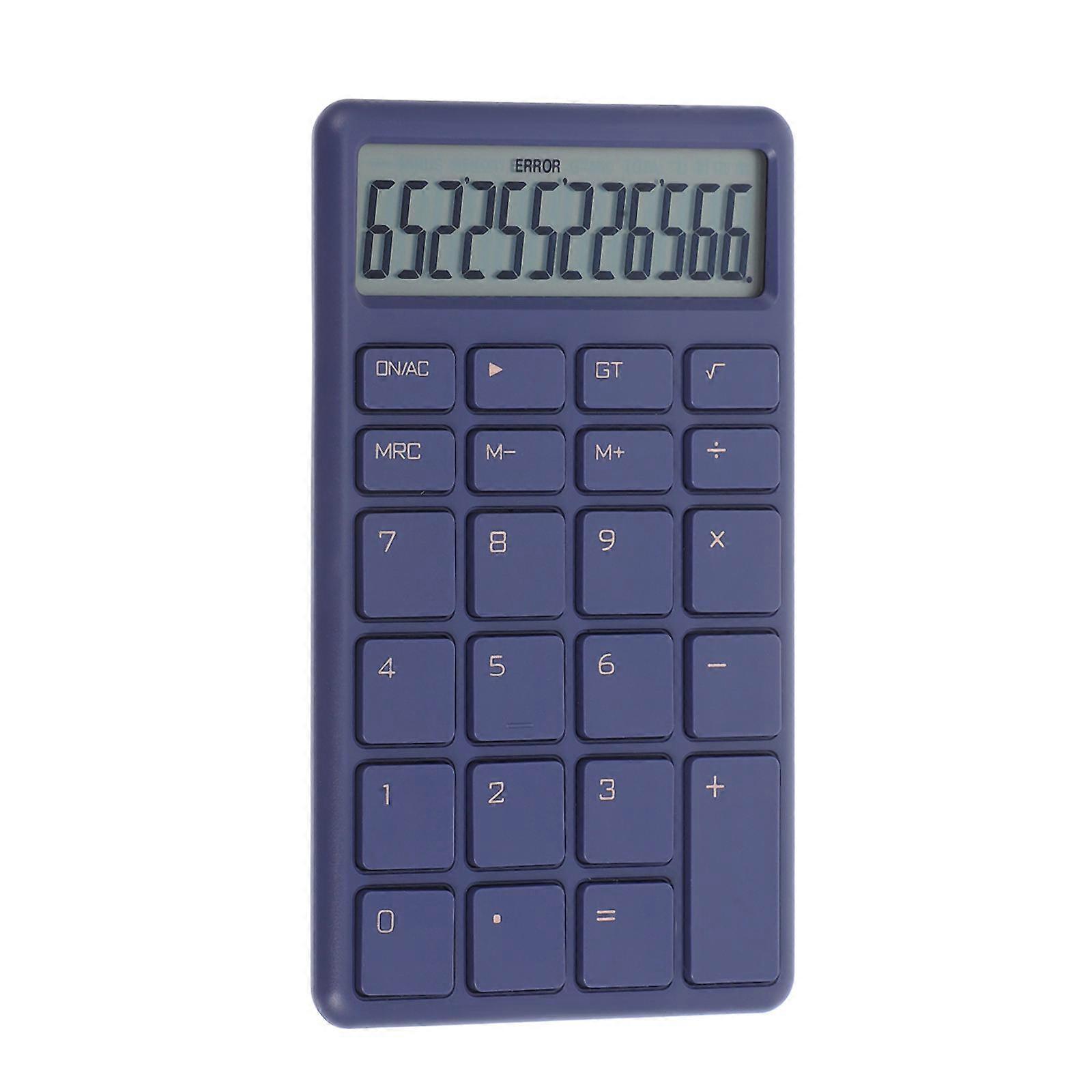 Pocket Size Student Function Calculator Complex Functions For Office Desk Use And Study Sessions 13.60X8.50X0.80CM Blue 1Pack