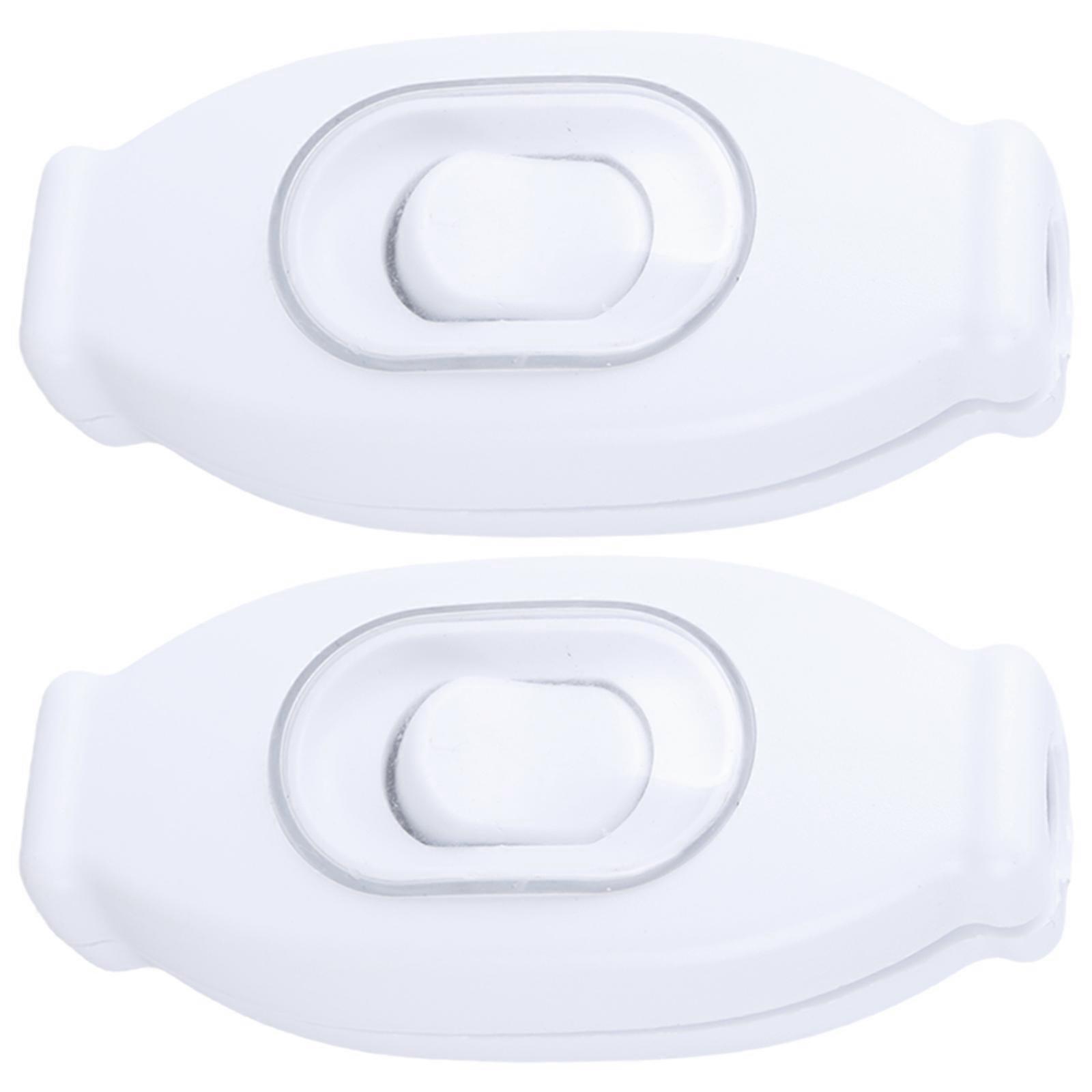 Plastic Inline Lamp Switches Waterproof Switching Cable Control ABS Rocker Switches Simple Installation for Lighting Multicolor