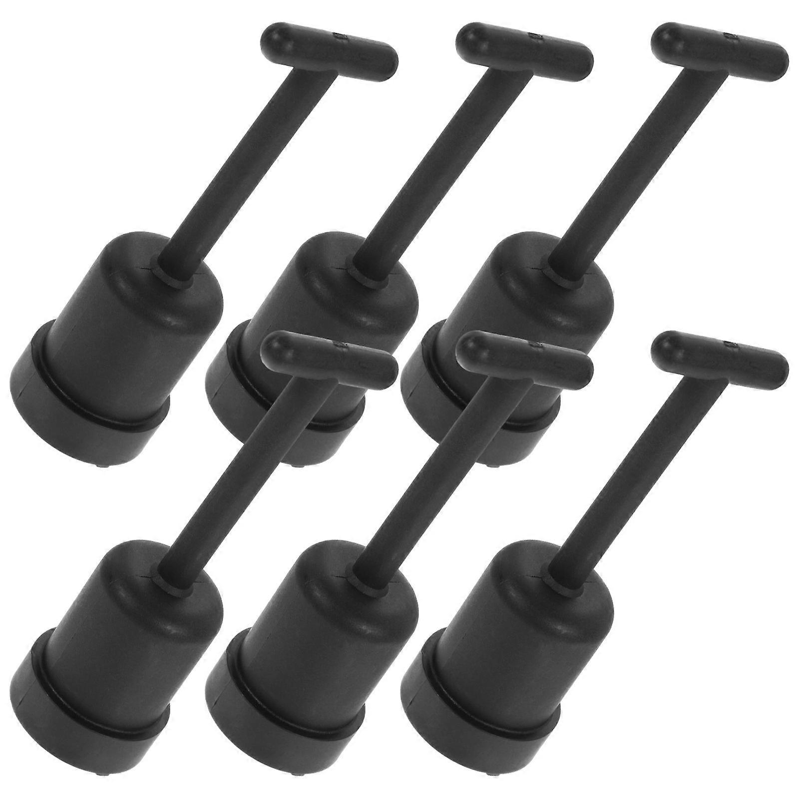 Lampshade Adapter Socket Ring Removal Tool Pendant Lights -Shaped Black Plastic 6Pcs