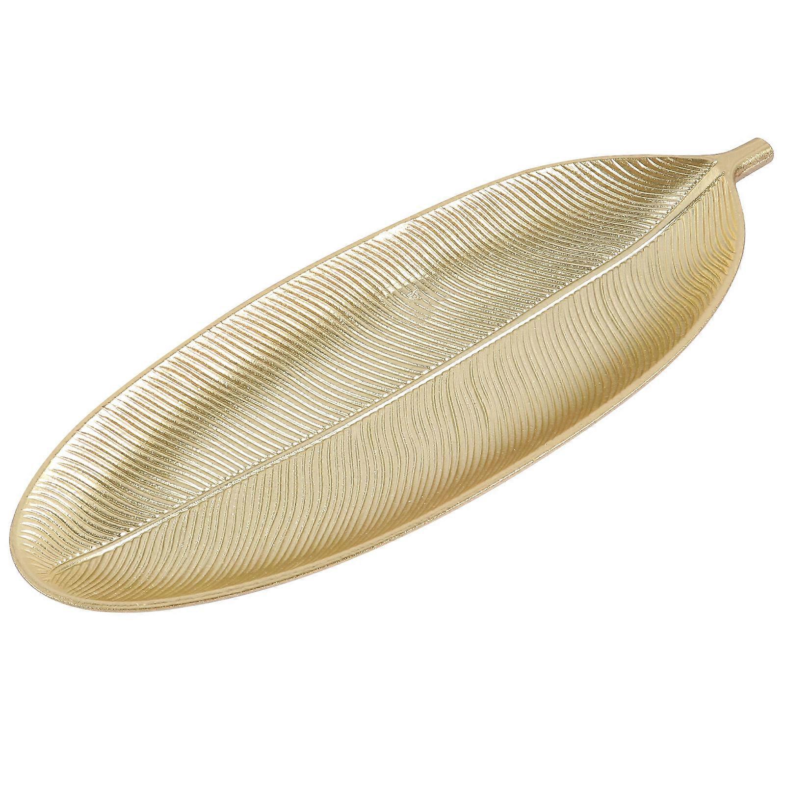 Leaf Shaped Wooden Serving Plate Elegant Snack Holder for Desserts, Fruits, Salads Food Storage Tray for Home Decor and Entertaining